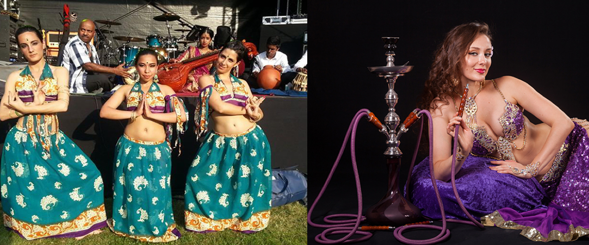 Shisha lounge op een festival